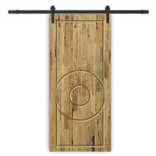 Load image into Gallery viewer, Solid Wood Hollow Core Modern Interior Sliding Barn Door with Hardware Kit