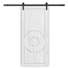 Load image into Gallery viewer, Solid Wood Hollow Core Modern Interior Sliding Barn Door with Hardware Kit
