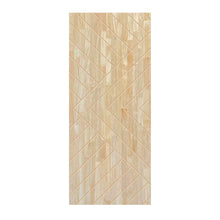 Load image into Gallery viewer, Chevron Arrow Pattern Hollow Core Solid Wood Door Slab for Pocket Door