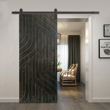 Load image into Gallery viewer, Solid Wood Hollow Core Modern Interior Sliding Barn Door with Hardware Kit