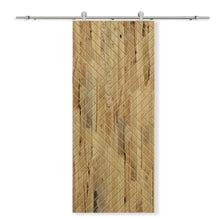 Load image into Gallery viewer, Solid Wood Hollow Core Modern Interior Sliding Barn Door with Hardware Kit