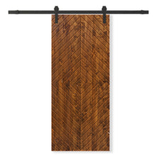 Load image into Gallery viewer, Solid Wood Hollow Core Modern Interior Sliding Barn Door with Hardware Kit