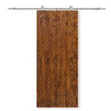 Load image into Gallery viewer, Solid Wood Hollow Core Modern Interior Sliding Barn Door with Hardware Kit