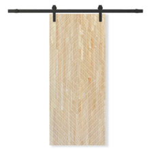 Load image into Gallery viewer, Solid Wood Hollow Core Modern Interior Sliding Barn Door with Hardware Kit