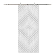 Load image into Gallery viewer, Solid Wood Hollow Core Modern Interior Sliding Barn Door with Hardware Kit
