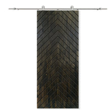 Load image into Gallery viewer, Solid Wood Hollow Core Modern Interior Sliding Barn Door with Hardware Kit