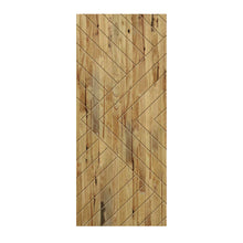 Load image into Gallery viewer, Chevron Arrow Pattern Hollow Core Solid Wood Interior Door Slab