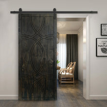 Load image into Gallery viewer, Solid Wood Hollow Core Modern Interior Sliding Barn Door with Hardware Kit