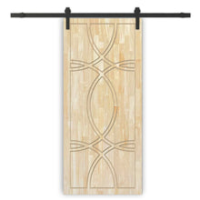 Load image into Gallery viewer, Solid Wood Hollow Core Modern Interior Sliding Barn Door with Hardware Kit