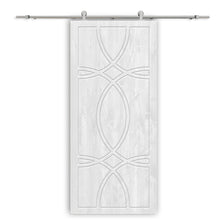 Load image into Gallery viewer, Solid Wood Hollow Core Modern Interior Sliding Barn Door with Hardware Kit