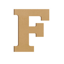 Load image into Gallery viewer, Wood Block Letter Unfinished MDF Monogram Initial Alphabet Large Wall English Letters for Home Bedroom Office Wedding Party DIY Decor Ready to Paint or Stain