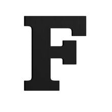 Load image into Gallery viewer, Wood Block Letter Unfinished MDF Monogram Initial Alphabet Large Wall English Letters for Home Bedroom Office Wedding Party DIY Decor Ready to Paint or Stain