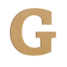 Load image into Gallery viewer, Wood Block Letter Unfinished MDF Monogram Initial Alphabet Large Wall English Letters for Home Bedroom Office Wedding Party DIY Decor Ready to Paint or Stain