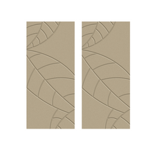 Load image into Gallery viewer, Leaf Pattern Hollow Core MDF Double Closet Sliding Door Slabs