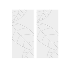 Load image into Gallery viewer, Leaf Pattern Hollow Core MDF Double Closet Sliding Door Slabs