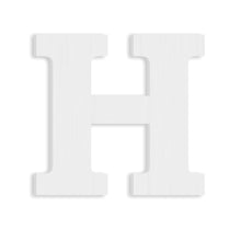 Load image into Gallery viewer, Wood Block Letter Unfinished MDF Monogram Initial Alphabet Large Wall English Letters for Home Bedroom Office Wedding Party DIY Decor Ready to Paint or Stain