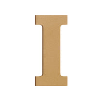Load image into Gallery viewer, Wood Block Letter Unfinished MDF Monogram Initial Alphabet Large Wall English Letters for Home Bedroom Office Wedding Party DIY Decor Ready to Paint or Stain