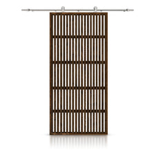 Load image into Gallery viewer, Japanese Series Pre Assemble Stained Wood Interior Sliding Barn Door with Hardware Kit