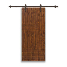 Load image into Gallery viewer, Solid Wood Hollow Core Modern Interior Sliding Barn Door with Hardware Kit