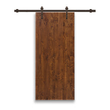 Load image into Gallery viewer, Solid Wood Hollow Core Modern Interior Sliding Barn Door with Hardware Kit