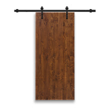 Load image into Gallery viewer, Solid Wood Hollow Core Modern Interior Sliding Barn Door with Hardware Kit