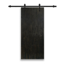 Load image into Gallery viewer, Solid Wood Hollow Core Modern Interior Sliding Barn Door with Hardware Kit