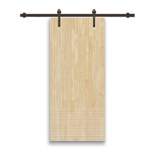 Load image into Gallery viewer, Solid Wood Hollow Core Modern Interior Sliding Barn Door with Hardware Kit