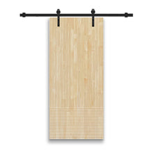 Load image into Gallery viewer, Solid Wood Hollow Core Modern Interior Sliding Barn Door with Hardware Kit
