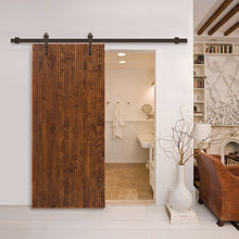 Load image into Gallery viewer, Solid Wood Hollow Core Modern Interior Sliding Barn Door with Hardware Kit