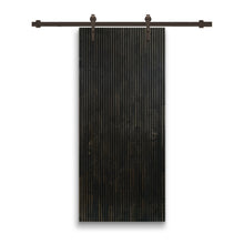 Load image into Gallery viewer, Solid Wood Hollow Core Modern Interior Sliding Barn Door with Hardware Kit