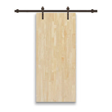Load image into Gallery viewer, Solid Wood Hollow Core Modern Interior Sliding Barn Door with Hardware Kit