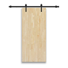 Load image into Gallery viewer, Solid Wood Hollow Core Modern Interior Sliding Barn Door with Hardware Kit