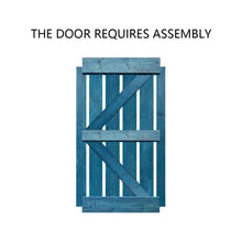 Load image into Gallery viewer, K Series Stained Solid Pine Wood Interior Double Sliding Barn Door With Hardware Kit