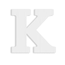 Load image into Gallery viewer, Wood Block Letter Unfinished MDF Monogram Initial Alphabet Large Wall English Letters for Home Bedroom Office Wedding Party DIY Decor Ready to Paint or Stain