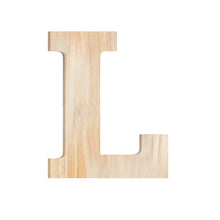 Load image into Gallery viewer, Wood Block Letter Unfinished Monogram Initial Alphabet Large Wall English Letters for Home Bedroom Office Wedding Party DIY Decor Ready to Paint or Stain