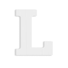 Load image into Gallery viewer, Wood Block Letter Unfinished MDF Monogram Initial Alphabet Large Wall English Letters for Home Bedroom Office Wedding Party DIY Decor Ready to Paint or Stain