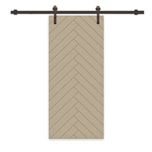 Load image into Gallery viewer, Composite MDF Sliding Barn Door with Hardware Kit