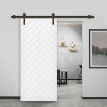 Load image into Gallery viewer, Composite MDF Sliding Barn Door with Hardware Kit