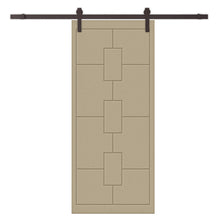 Load image into Gallery viewer, Composite MDF Sliding Barn Door with Hardware Kit