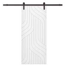 Load image into Gallery viewer, Composite MDF Sliding Barn Door with Hardware Kit