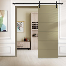 Load image into Gallery viewer, Modern Classic Series Composite MDF Paneled Interior Sliding Barn Door with Hardware Kit