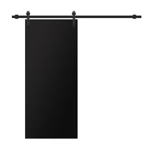 Load image into Gallery viewer, Chalkboard Series Black Stained Composite MDF Flush Panel Interior Sliding Barn Door Slab