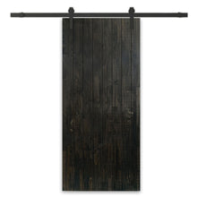 Load image into Gallery viewer, Paneled Hollow Core Solid Pine Wood Interior Sliding Barn Door with Hardware Kit
