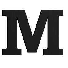 Load image into Gallery viewer, Wood Block Letter Unfinished MDF Monogram Initial Alphabet Large Wall English Letters for Home Bedroom Office Wedding Party DIY Decor Ready to Paint or Stain