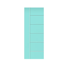 Load image into Gallery viewer, Metropolitan Stained Composite MDF Paneled Interior Barn Door Slab