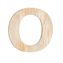 Load image into Gallery viewer, Wood Block Letter Unfinished Monogram Initial Alphabet Large Wall English Letters for Home Bedroom Office Wedding Party DIY Decor Ready to Paint or Stain