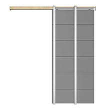 Load image into Gallery viewer, Painted Composite MDF Sliding Door with Pocket Door Frame and Hardware Kit