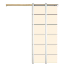 Load image into Gallery viewer, Painted Composite MDF Sliding Door with Pocket Door Frame and Hardware Kit