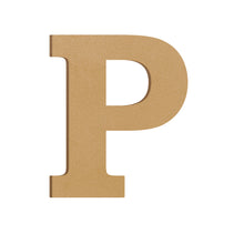 Load image into Gallery viewer, Wood Block Letter Unfinished MDF Monogram Initial Alphabet Large Wall English Letters for Home Bedroom Office Wedding Party DIY Decor Ready to Paint or Stain