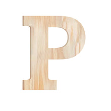 Load image into Gallery viewer, Wood Block Letter Unfinished Monogram Initial Alphabet Large Wall English Letters for Home Bedroom Office Wedding Party DIY Decor Ready to Paint or Stain